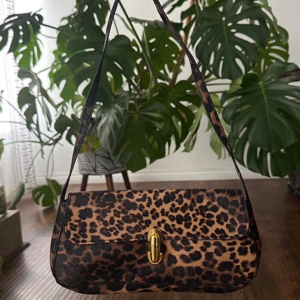 Leopard y2k shower bag new